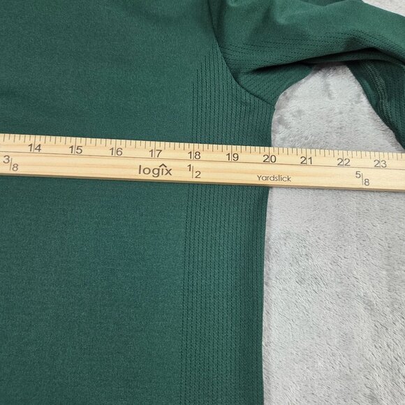 Organic Basics Shirt Mens L / XL Green SilverTech 2.0 Long Sleeve Tee - Picture 9 of 10